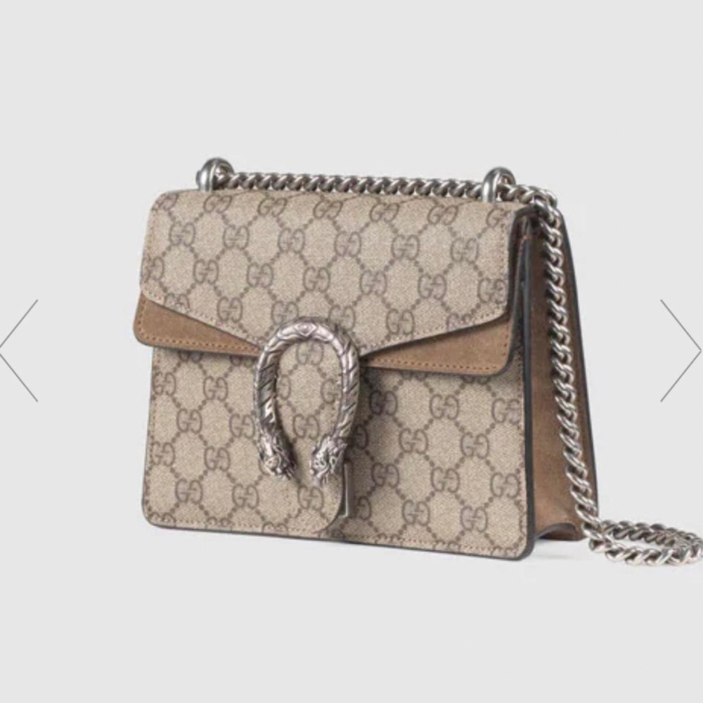 Authentic Gucci Dionysus GG Supreme Mini Shoulder Bag